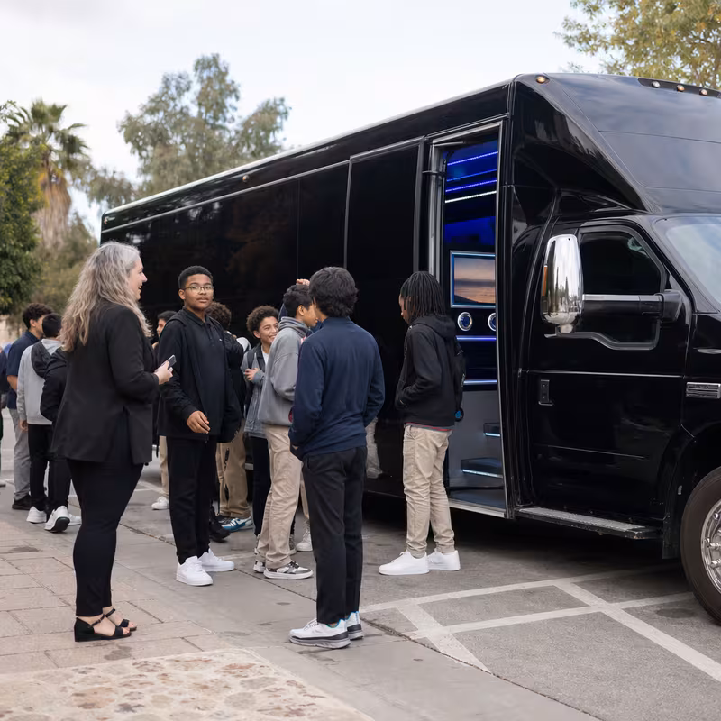 St Louis School Transportation fleet vehicle