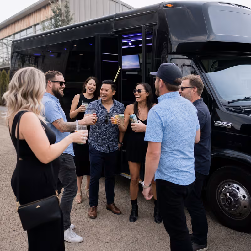 St Louis Winery & Brewery Tour Transportation fleet vehicle
